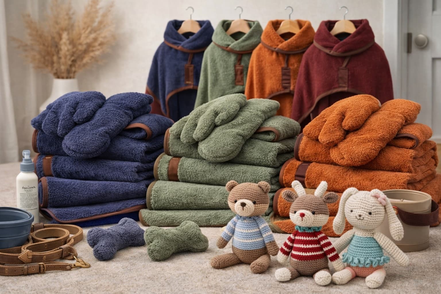 DryPaws accessories including towels and mitts